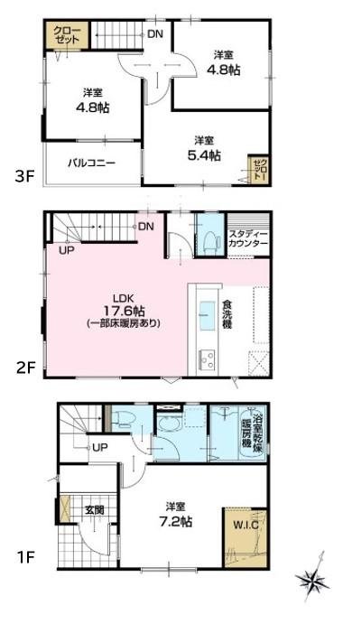 3号棟間取図